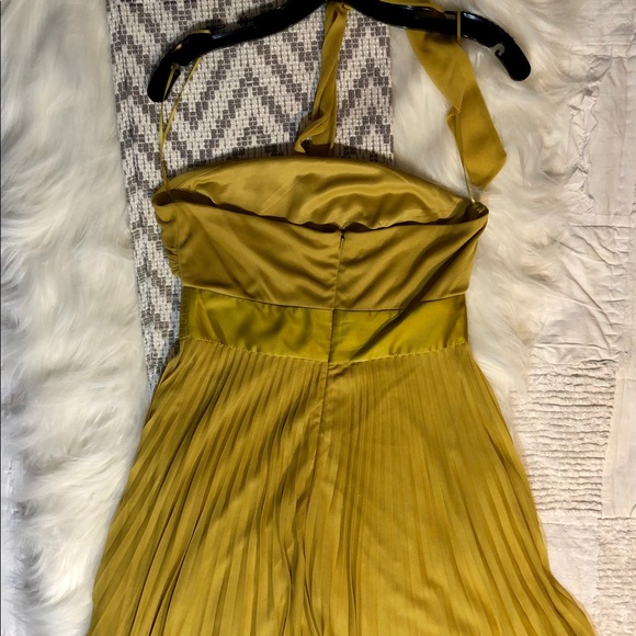 NWT Max & Cleo Knit Cocktail Dress Golden Yellow - Picture 3 of 7